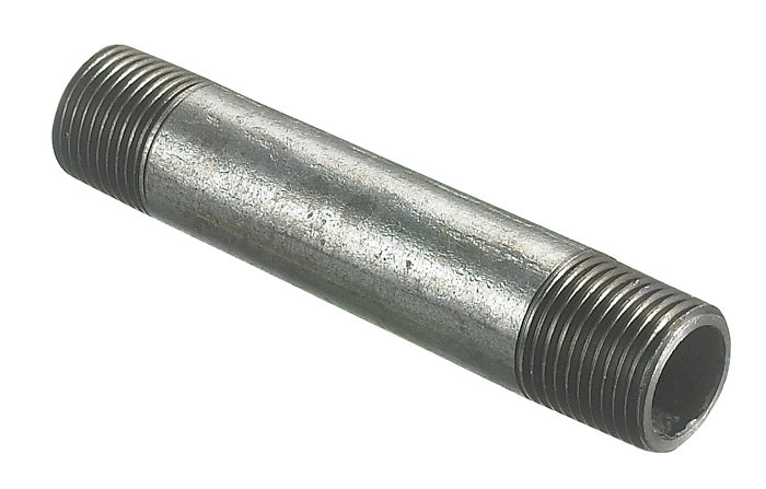 Nippelrør galvaniseret 1/2" x 500 mm